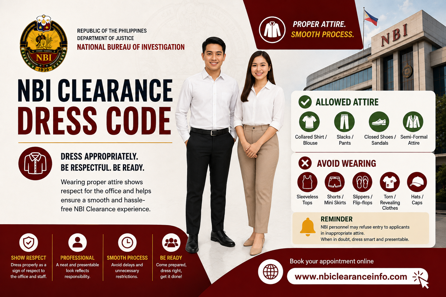NBI Clearance Dress Code