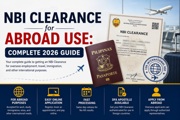 NBI Clearance for Abroad Use