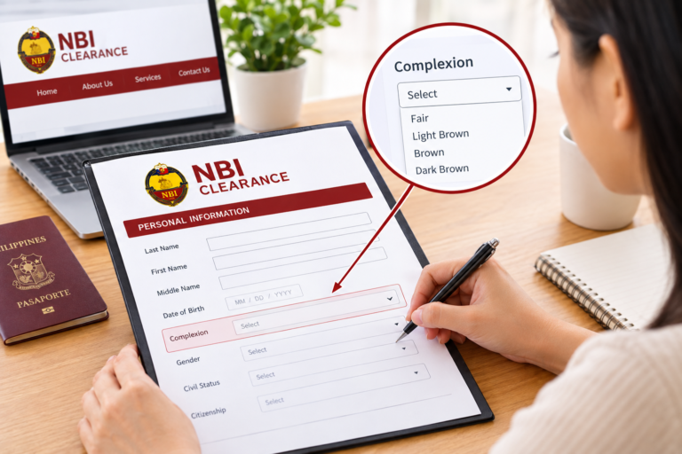Complexion in NBI Clearance Form