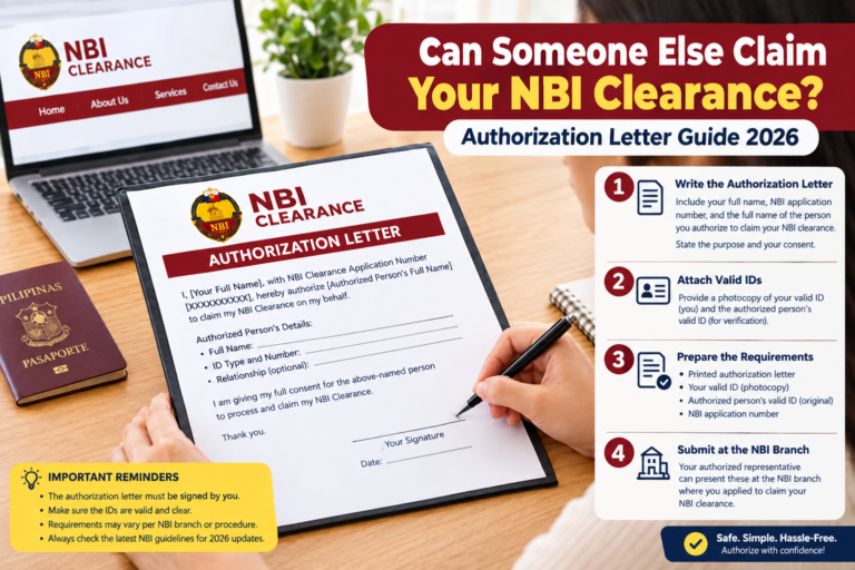 NBI Clearance Authorization Letter