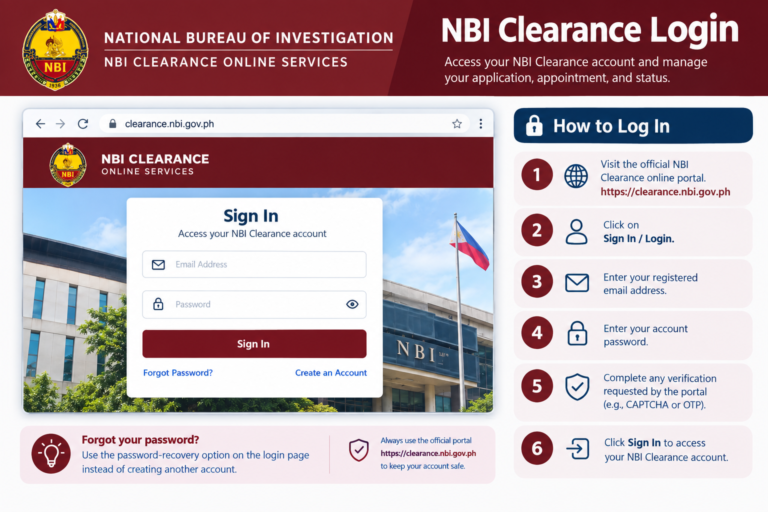 NBI Clearance Login