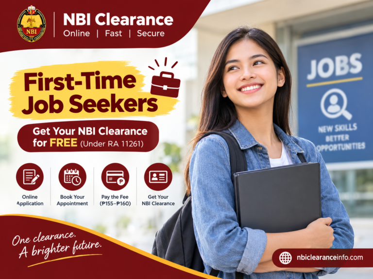 NBI Clearance for First-Time Job Seekers